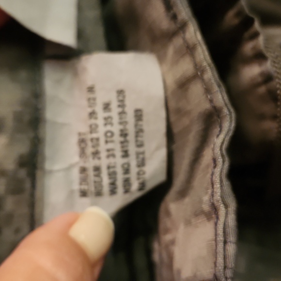 ARMY combat uniform pants Gray camouflage. Adjustable waist 31 to 35 inches - Picture 4 of 9
